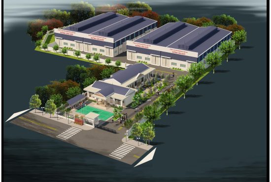 Công trình nhà xưởng sản xuất thiết bị xử lý nước